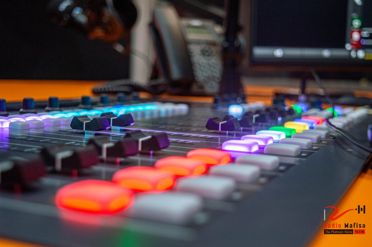 Inside Radio Mafisa studio