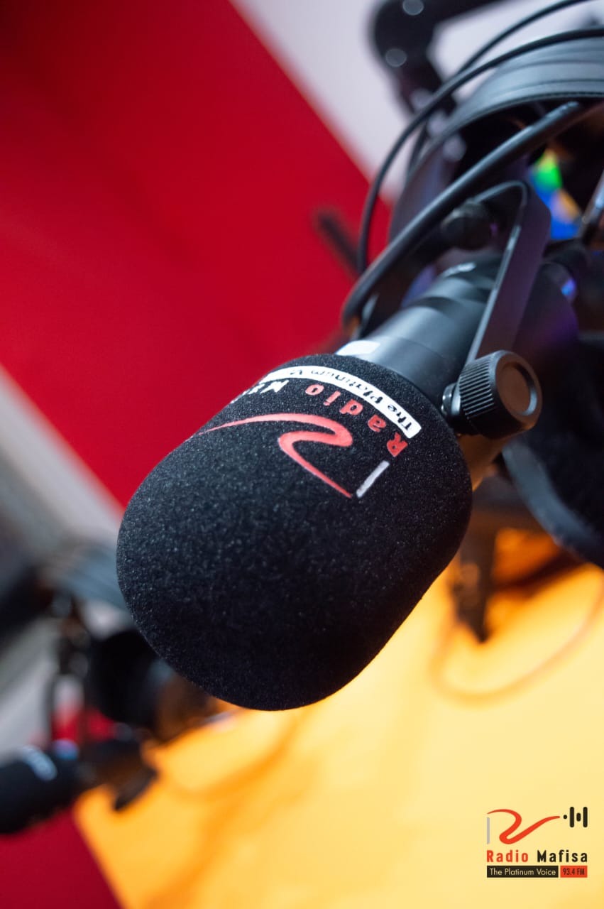 Inside Radio Mafisa studio